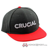 Crucial Red Brim Snap Back