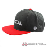 Crucial Red Brim Snap Back