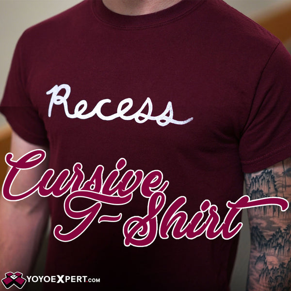 Recess Cursive T-Shirt-1